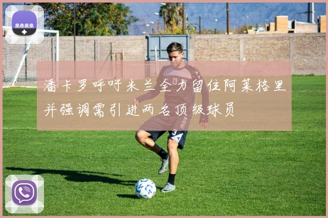 潘卡罗呼吁米兰全力留住阿莱格里并强调需引进两名顶级球员
